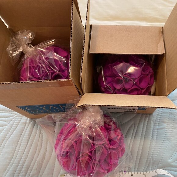 3 X Cyan Design 5" Lavender Nola Filler NWT - Picture 4 of 6